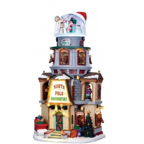 Villaggi di Natale Lemax nord north pole observatory 65132  villaggio di natale