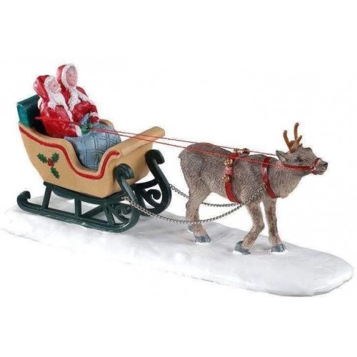 Villaggi di Natale Lemax north pole sleigh ride 03514 villaggio di natale