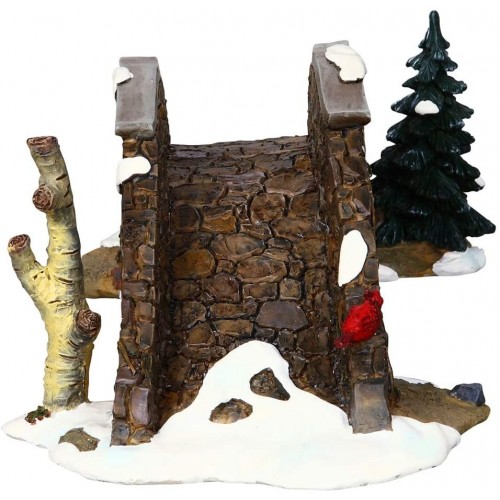 Villaggi di Natale Lemax old stone bridge 03328 villaggio di natale