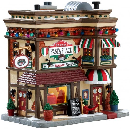 Villaggi di Natale Lemax papa's pasta place 75254 villaggio di natale