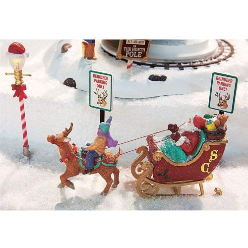 Villaggi di Natale Lemax santa's sleigh 53210 villaggio di natale