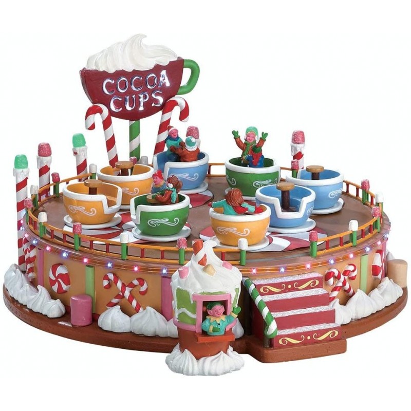 Villaggi di Natale Lemax set 2 cocoa cups 74222 villaggio di natale