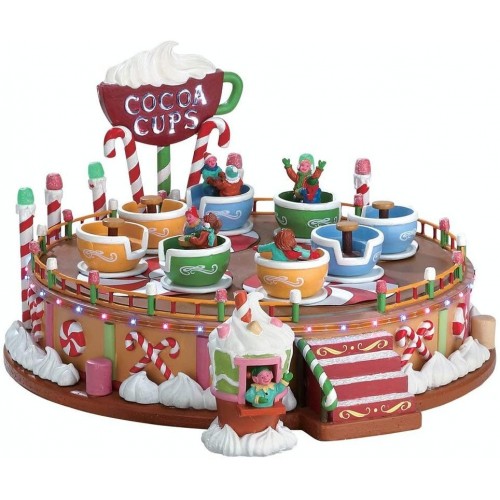 Villaggi di Natale Lemax set 2 cocoa cups 74222 villaggio di natale