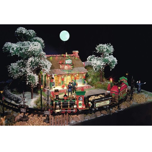 Villaggi di Natale Lemax set 2 straight track for christmas express 34685 villaggio di natale