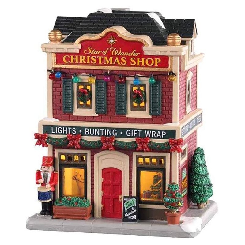 Villaggi di Natale Lemax star of wonder christmas shop 05646 villaggio di natale