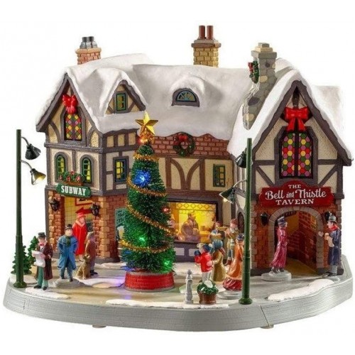 Villaggi di Natale Lemax the bell&thistle tavern 05682 villaggio di natale