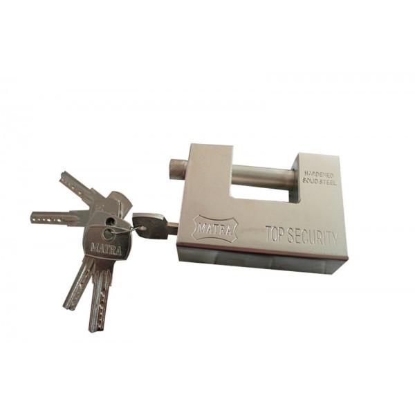 Serrature Lucchetto di sicurezza corazzato matra mm.70 antiscasso antifurto