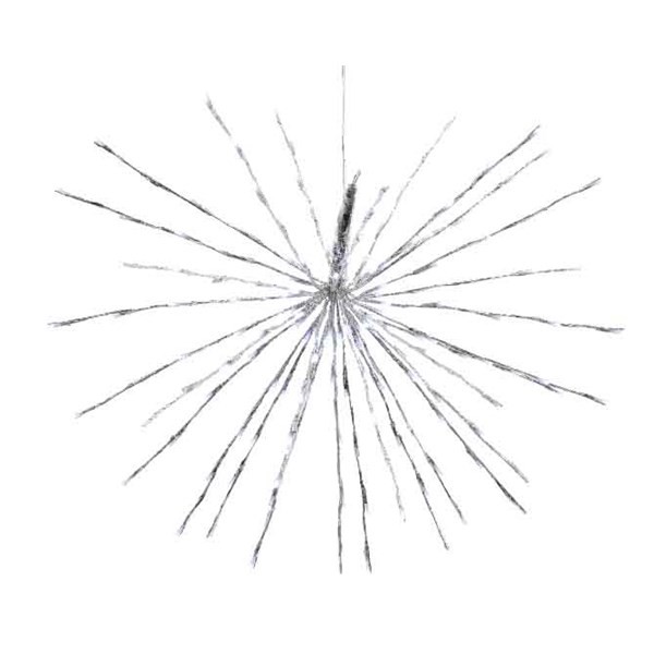 Arredo natalizio Luci di natale stella polare 100cm led luce fredda per esterno ed interno 492693