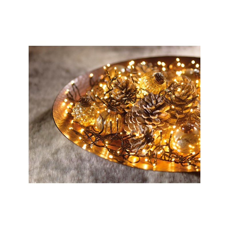 Luci natalizie Lumineo luci di natale 2040 led cluster calda 494773