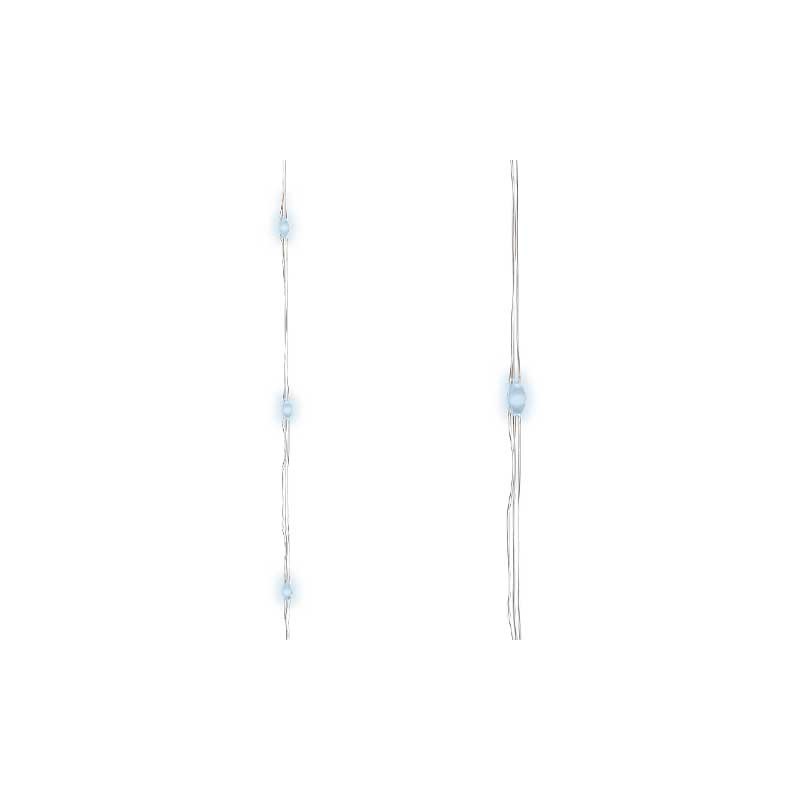 Luci natalizie Lumineo luci di natale 360 led luce fredda cavo silver 497113