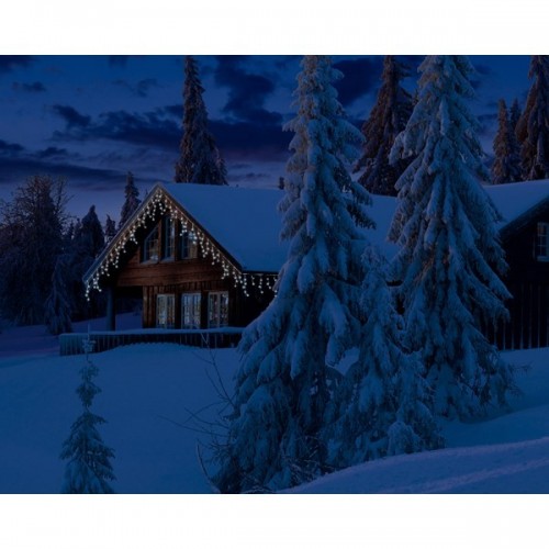 Luci natalizie Lumineo luci di natale a pioggia 490 led 20 mt bianco 494808