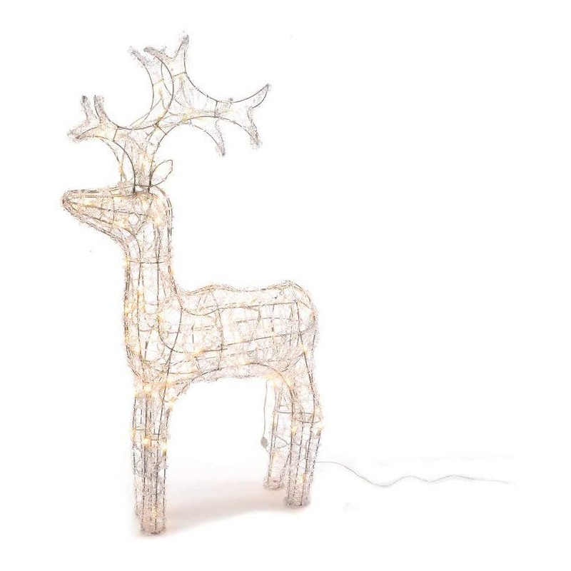 Luci natalizie Lumineo luci di natale led renna da esterno 60cm 491939