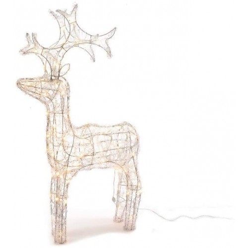 Luci natalizie Lumineo luci di natale led renna da esterno 60cm 491939
