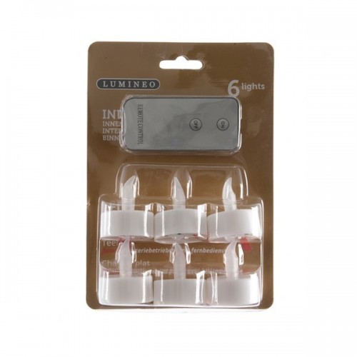 Luci natalizie Lumineo set 6ï»¿ t/light led lumini di natale con telecomando 482269