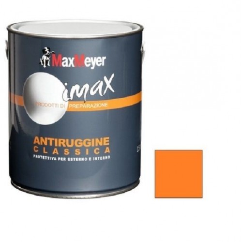 Smalti per esterni Max meyer antiruggine classica arancio 0.5 lt esterno interno pronto all uso