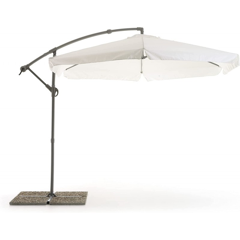 Ombrelloni My garden ombrellone luna bianco 300x300x230 cm