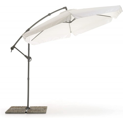 Ombrelloni My garden ombrellone luna bianco 300x300x230 cm