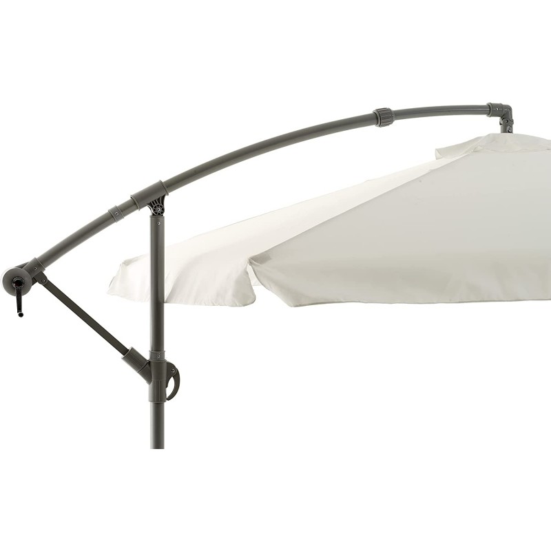 Ombrelloni My garden ombrellone luna bianco 300x300x230 cm