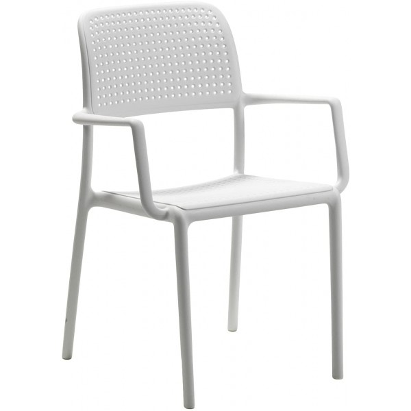 Sedie da esterno Nardi poltrona bora bianco