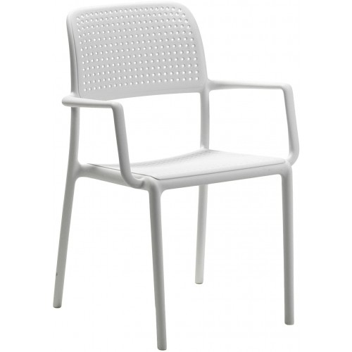 Sedie da esterno Nardi poltrona bora bianco
