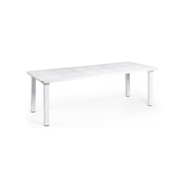 Tavoli da esterno Nardi tavolo levante 160/220x100 bianco