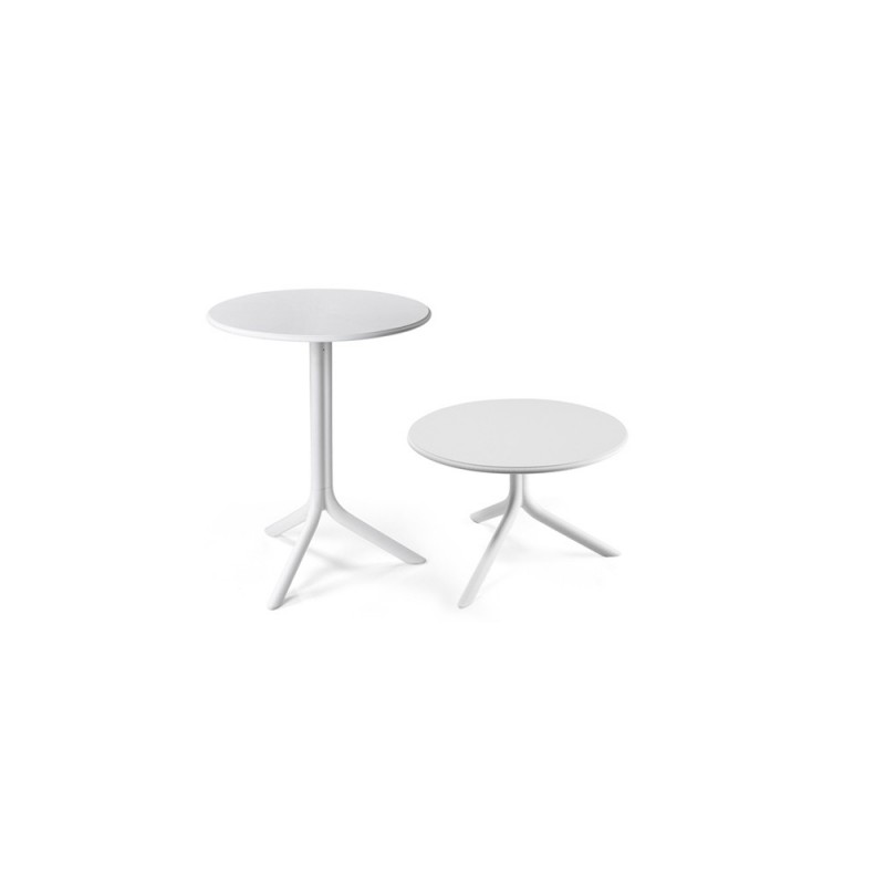 Tavoli da esterno Nardi tavolo spritz bianco Tavoli da esterno Nardi tavolo spritz bianco