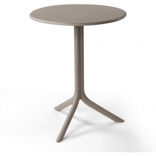 Tavoli da esterno Nardi tavolo spritz d60 tortora 4005810000