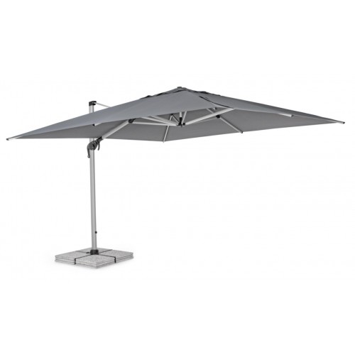 Ombrelloni Ombrellone decentrato calis 4x4 grigio scuro 795612