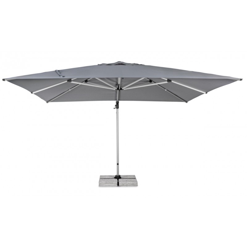 Ombrelloni Ombrellone decentrato calis 4x4 grigio scuro 795612