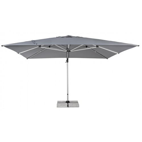 Ombrelloni Ombrellone decentrato calis 4x4 grigio scuro 795612