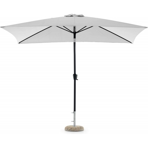 Ombrelloni Ombrellone palm beach antracite 3x2 mt giardino balcone campeggio spiaggia