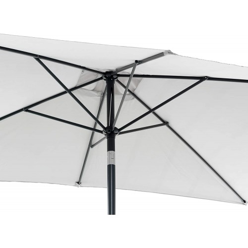 Ombrelloni Ombrellone palm beach antracite 3x2 mt giardino balcone campeggio spiaggia