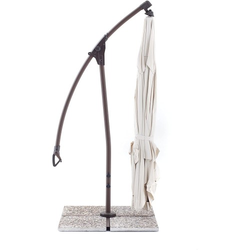 Ombrelloni Ombrellone suitset 3x3 ecru' per arredo esterno giardino casa