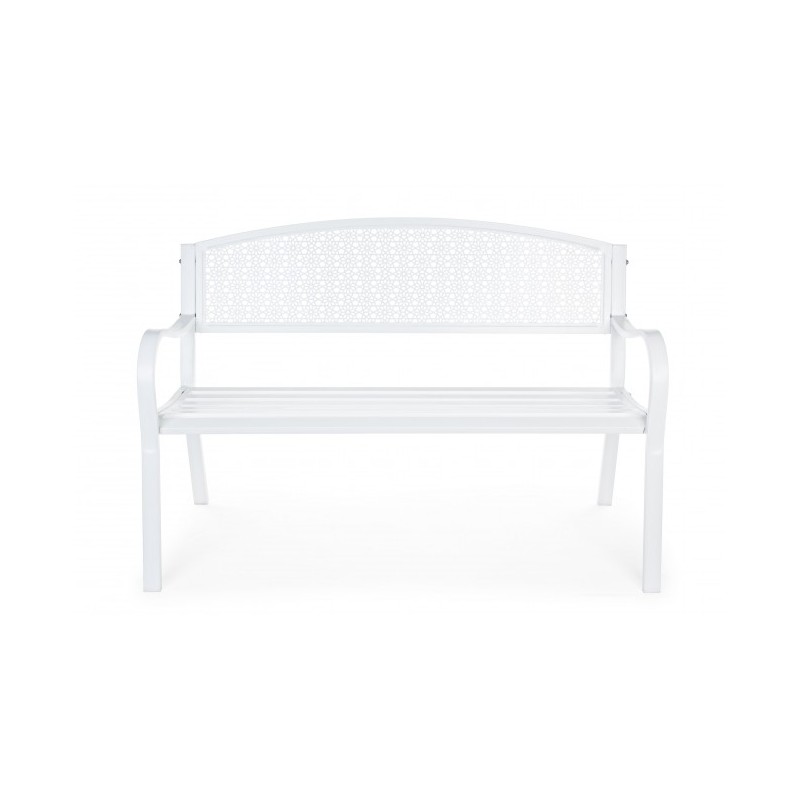 Divani da giardino Panca jodie bianco opaco 5802190 acciaio arredamento giardino bizzotto Divani da giardino Panca jodie bianco opaco 5802190 acciaio arredamento giardino bizzotto