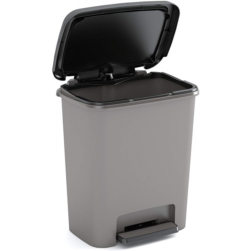 Pattumiere Pattumiera compatta pedale anello fermosacco 38x28x43 35 lt 8093100084701 keter Pattumiere Pattumiera compatta pedale anello fermosacco 38x28x43 35 lt 8093100084701 keter