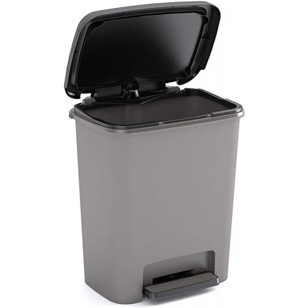 Pattumiere Pattumiera compatta pedale anello fermosacco 38x28x43 35 lt 8093100084701 keter