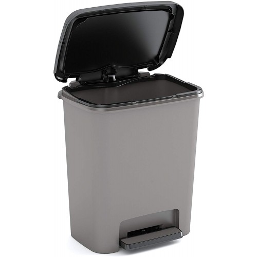 Pattumiere Pattumiera compatta pedale anello fermosacco 38x28x43 35 lt 8093100084701 keter