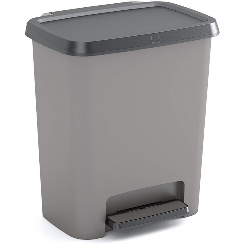 Pattumiere Pattumiera compatta pedale anello fermosacco 38x28x43 35 lt 8093100084701 keter Pattumiere Pattumiera compatta pedale anello fermosacco 38x28x43 35 lt 8093100084701 keter