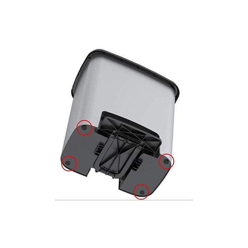 Pattumiere Pattumiera compatta pedale anello fermosacco 38x28x43 35 lt 8093100084701 keter Pattumiere Pattumiera compatta pedale anello fermosacco 38x28x43 35 lt 8093100084701 keter