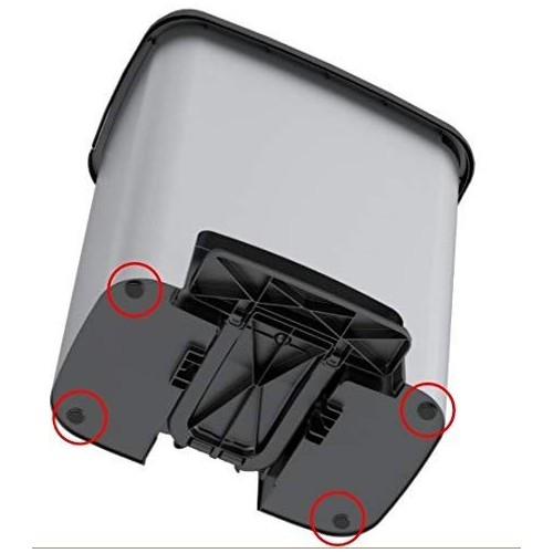 Pattumiere Pattumiera compatta pedale anello fermosacco 38x28x43 35 lt 8093100084701 keter