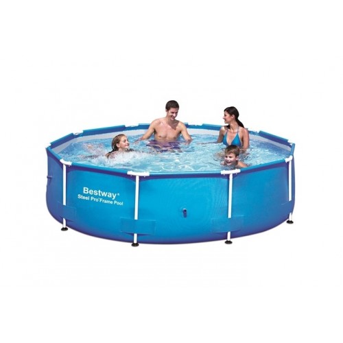 Piscine fuoriterra Piscina telaio tonda metallo fuori terra senza pompa 305x76 cm bestway 56406