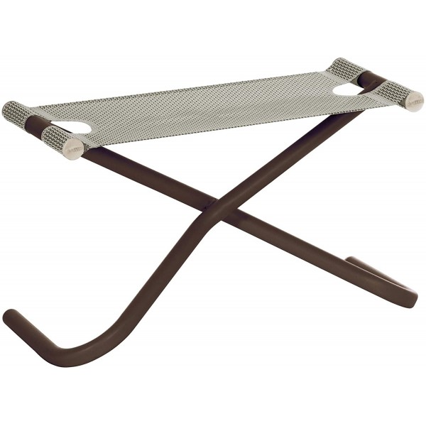 Sdraio da giardino Poggiapiedi pouf emu snooze marrone