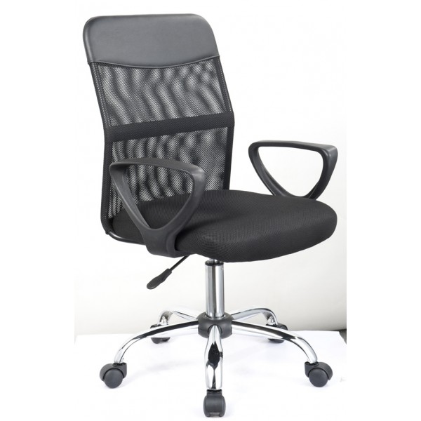 Sedie poltrone da ufficio Poltrona con braccioli nairobi nero bizzotto 5710198 per arredo ufficio