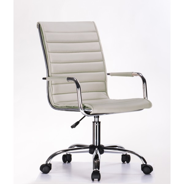 Sedie poltrone da ufficio Poltrona con braccioli perth tortora bizzotto 5710210 per arredo ufficio