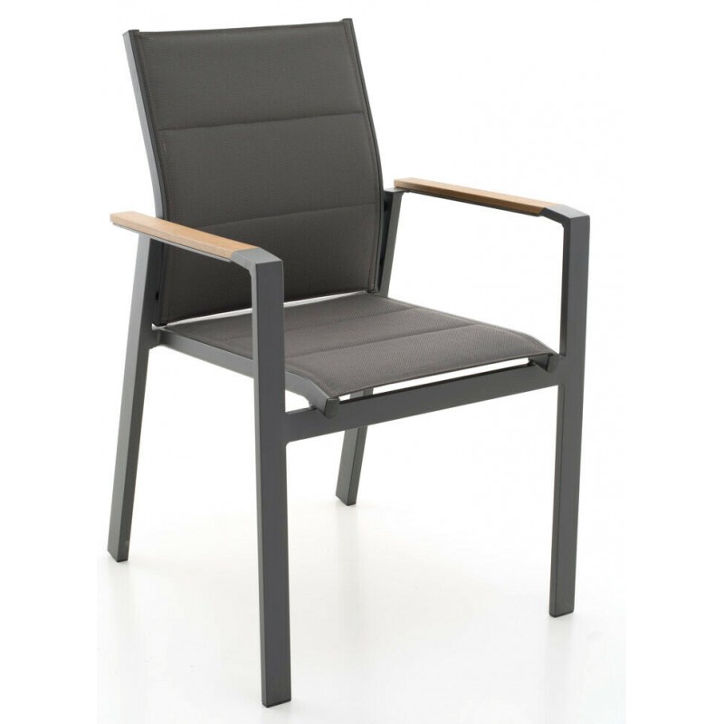 Sedie da esterno Poltrona poltrone beverly antracite in alluminio m0948-38 arredamento giardino Sedie da esterno Poltrona poltrone beverly antracite in alluminio m0948-38 arredamento giardino