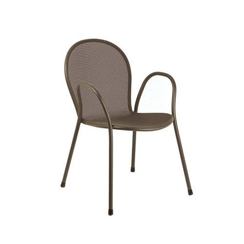 Sedie da esterno Poltrona ronda marrone india per arredo esterno giardino casa