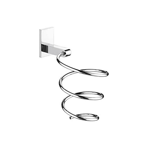 Accessori bagno Porta asciugacapelli ad incollo copri fori foro cromato gedy per arredo bagno