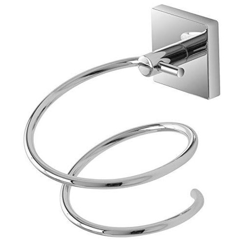 Accessori bagno Porta asciugacapelli easy cromo 14x14x9 cm arredo bagno 959011 feridras