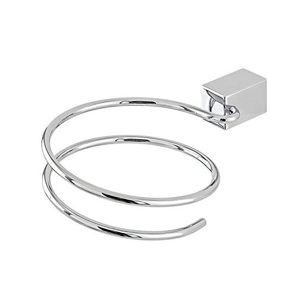 Accessori bagno Porta asciugacapelli unica cromo 7x16.5x16.5 cm arredo bagno 847010 feridras