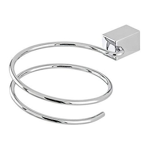 Accessori bagno Porta asciugacapelli unica cromo 7x16.5x16.5 cm arredo bagno 847010 feridras